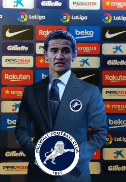 É uma honra ser apresentado pelo millwall!!!