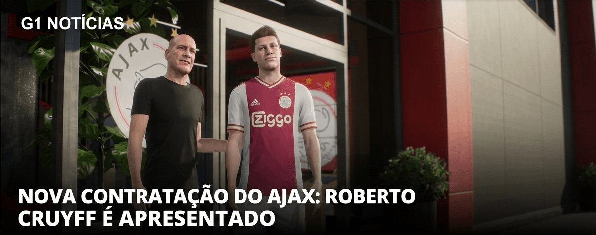 Ajax anúncia o novo reforço Roberto cruyff