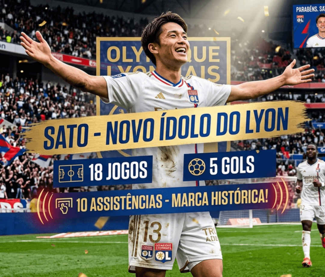 Com o jogo de hoje, o jovem Shoei Sato chegou a marca de 10 assistências na carreira, vem aí o garçom que o Japão precisa???