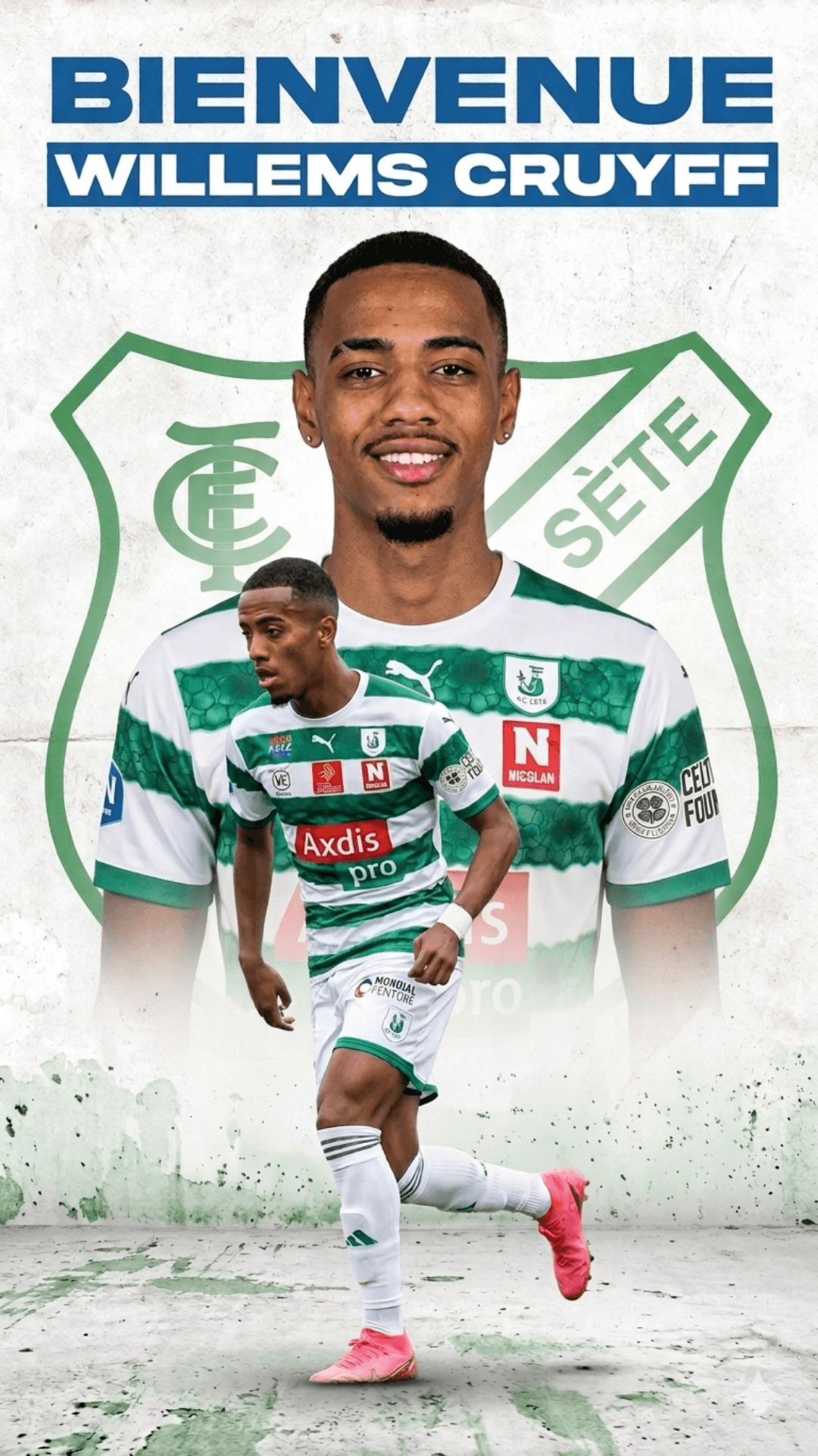 Vandaag hebben we ons eerste sportcontract getekend, laten we samen op zoek gaan naar glorie @fcsete34!!!