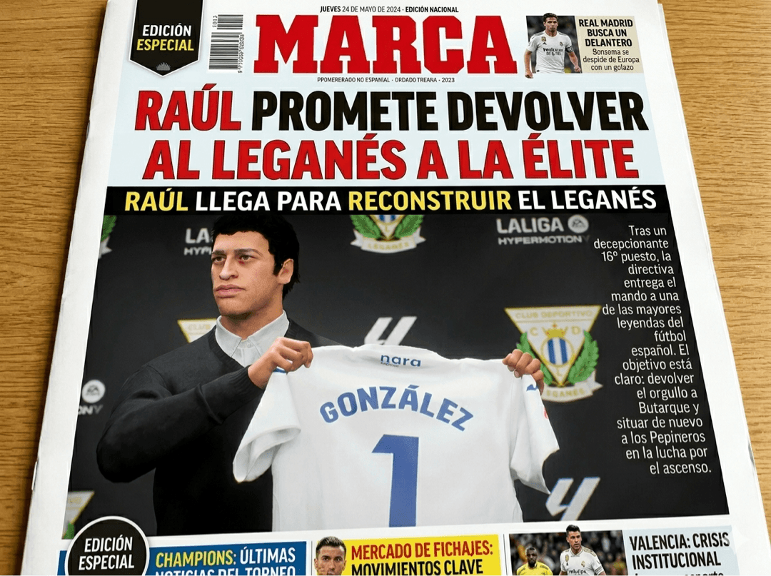 RAÚL ASSUME O LEGANÉS 🔵⚪ Após uma decepcionante 16ª colocação, o Leganés aposta em Raúl González para liderar sua reconstrução. A lenda …