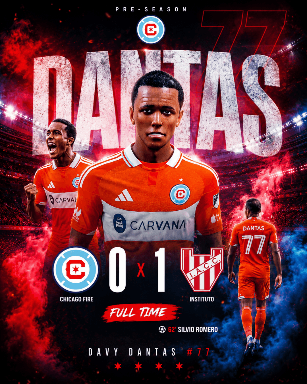 Chicago 0 x 1 instituto Vamos Chicago 💙♥️