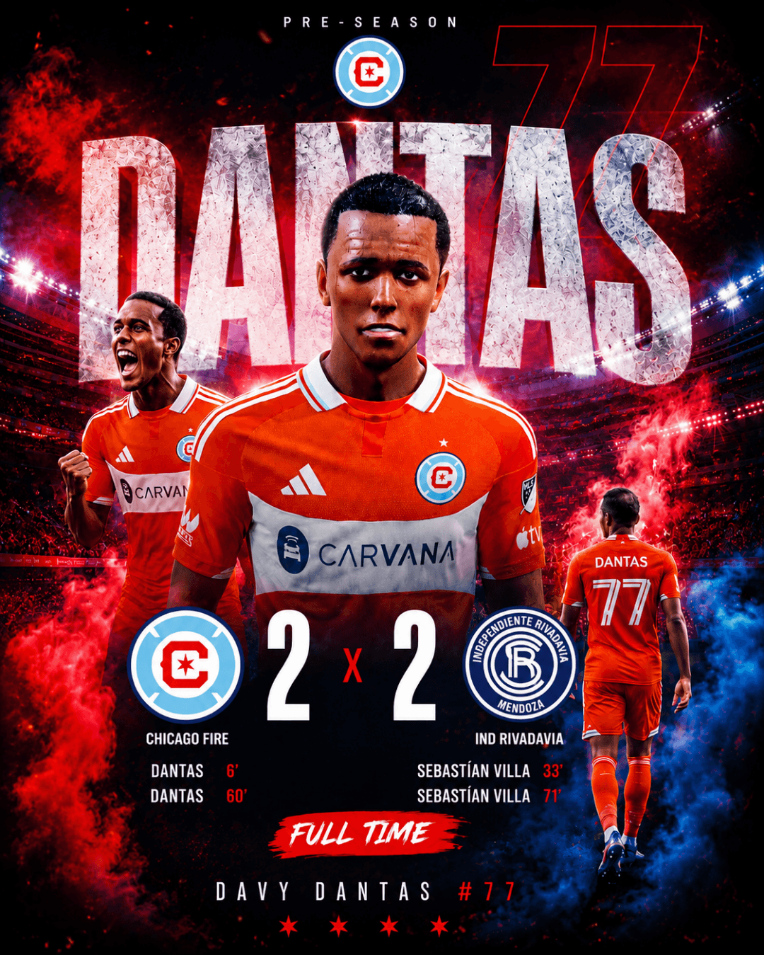 Chicago 2 x 2 ind Rivadavia