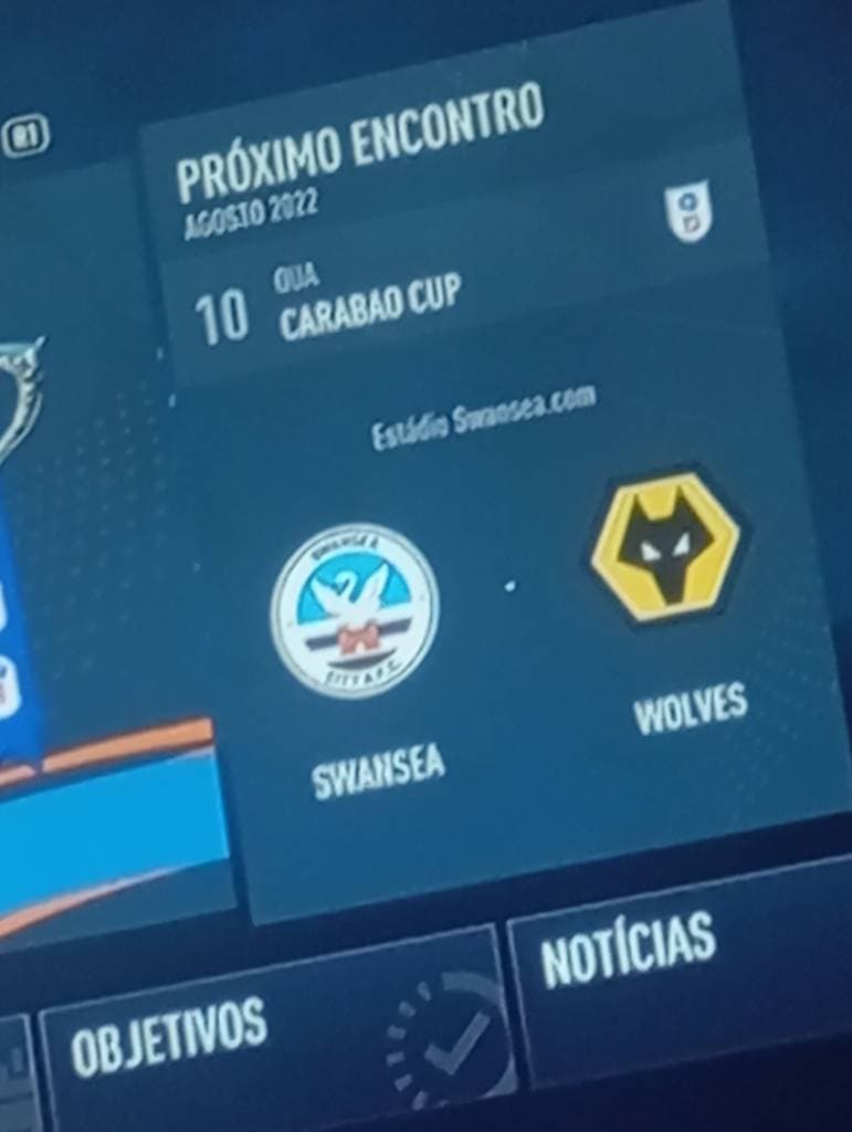 Dia de Taça! 🏆O Wolves joga hoje fora de casa contra o Swansea City pela Carabao Cup. O jogo realiza-se no Estádio Swansea.com.É hora de…