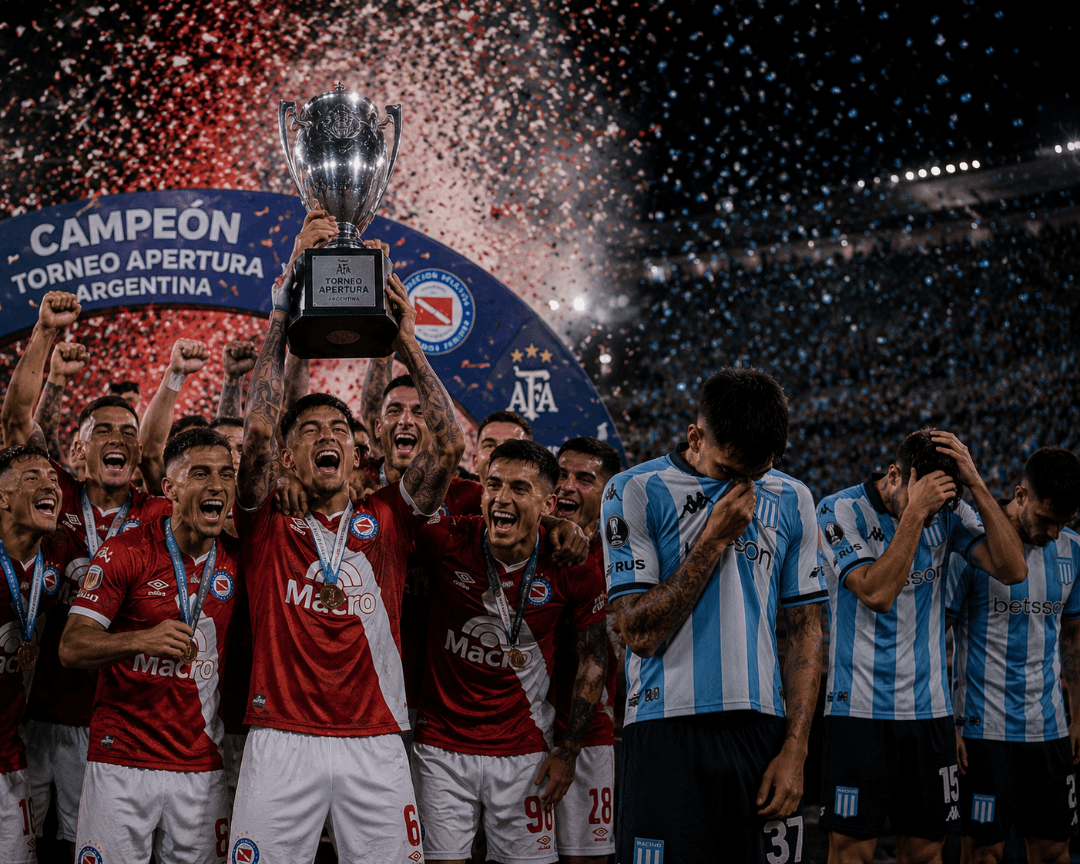 AFA parabeniza o Argentinos Juniors pelo título do Torneio Apertura. Uma conquista de entrega, raça e futebol argentino. Respeito ao Raci…