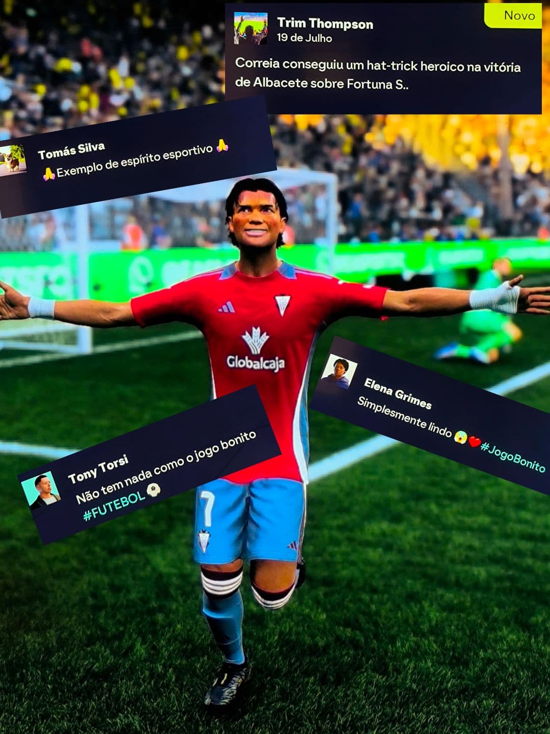 7️⃣😝 +4⚽ +1🅰️ Placar ALB 5 X 2 FOR