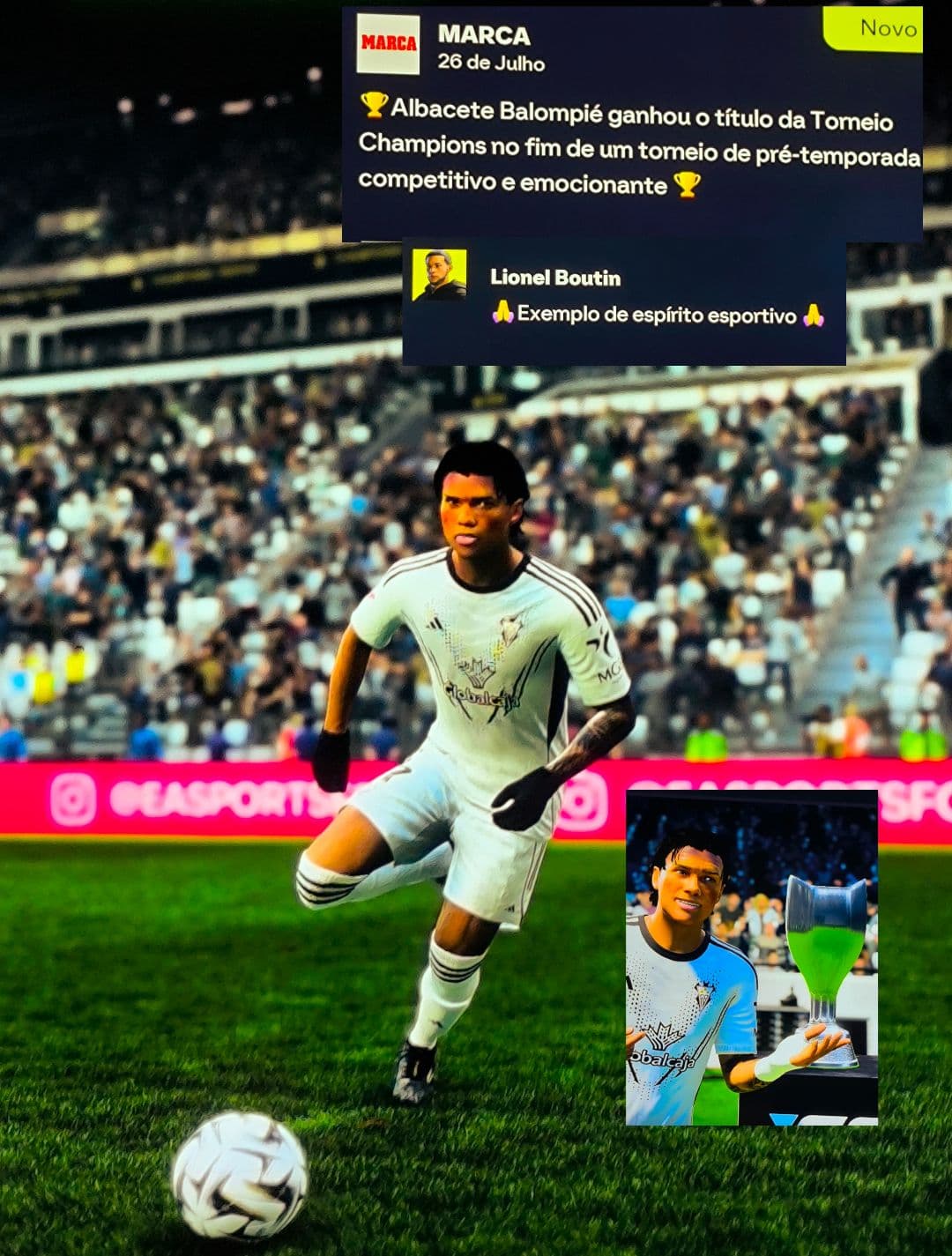 Primeiro título da carreira, não foi um título grande mais vale apena!!