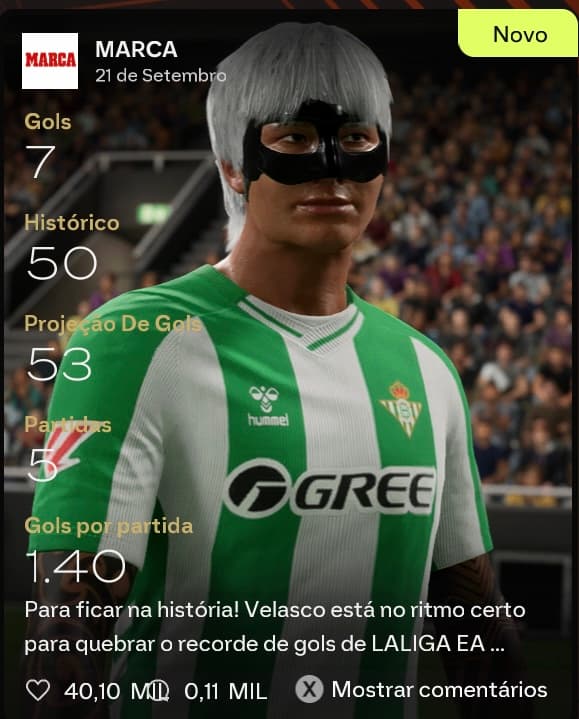 Fazendo o de sempre