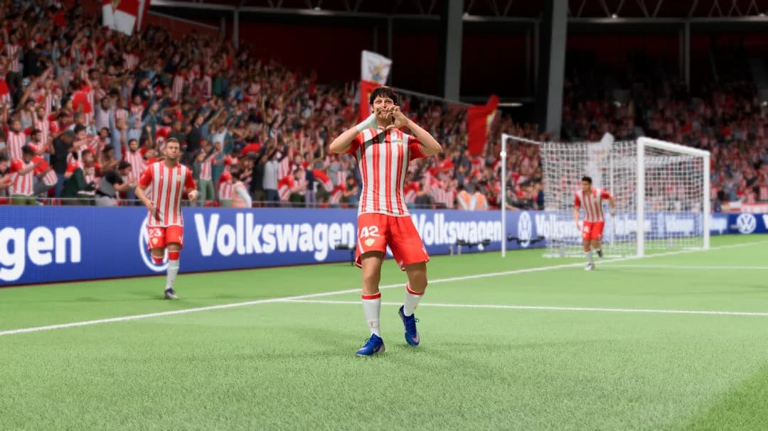 Estreia: 1° gol pelo profissional vestindo as cores do Almería 🔴⚪️