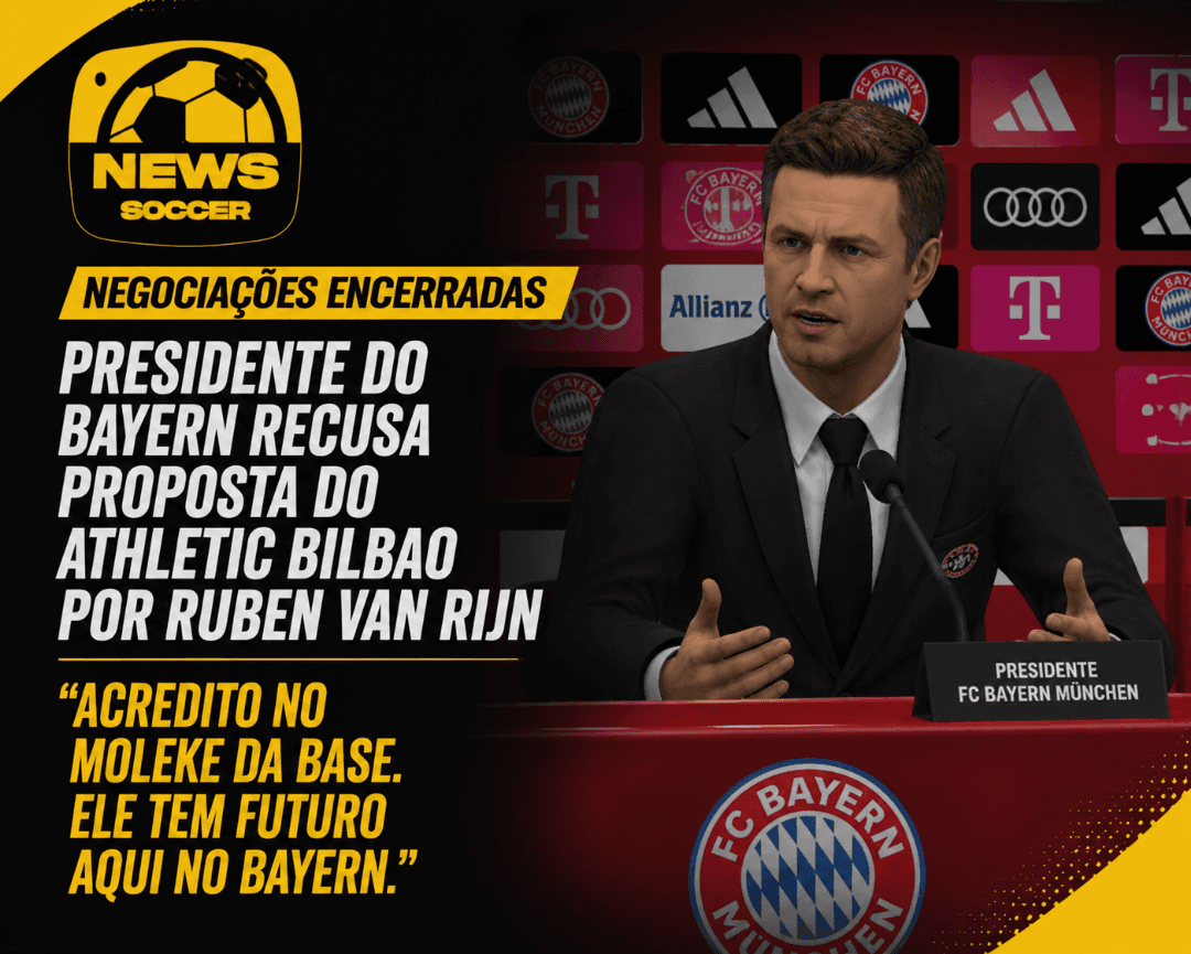 MELOU❌️ Presidente do Bayern recusa proposta por Van Rijn é diz que o menino tem futuro no Bayern.🔥