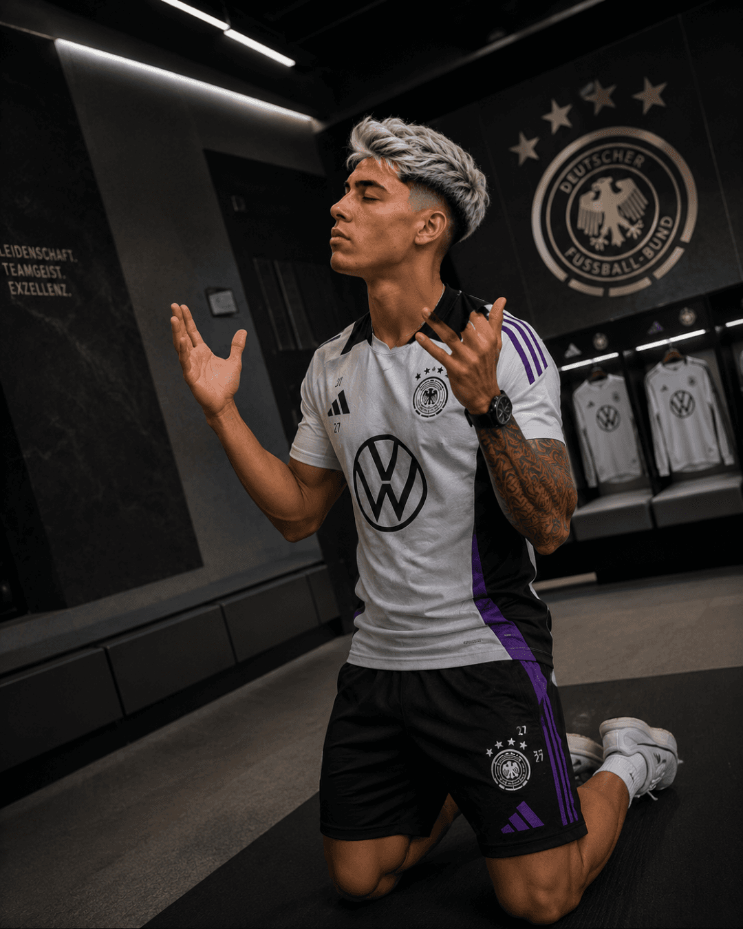 Pt 1 Copa do mundo Agora partiu primeiro treino, vestindo a camisa do pais. Onde eu nasci e fui criado eu me sinto, honrado por vesti ess…