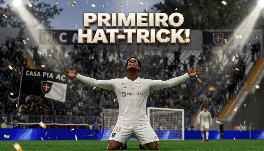 Meu primeiro hat trick na carreira! Grande jogo da equipe na 10° rodada do campeonato português. Agradeço ao meus companheiros que contri…