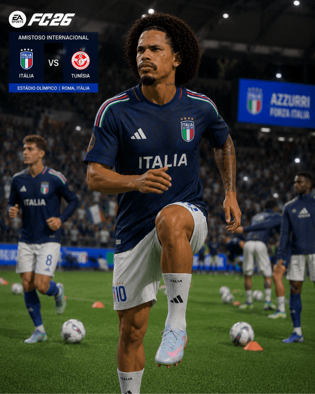 Pronto pro segundo jogo 🇮🇹🥶✅