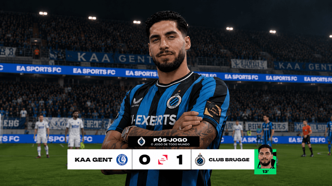 Jogo completamente feio do nosso time, sendo nulo no ataque e nulo na defesa, Club Brugge so aproveitou a única chance que teve e fez, in…