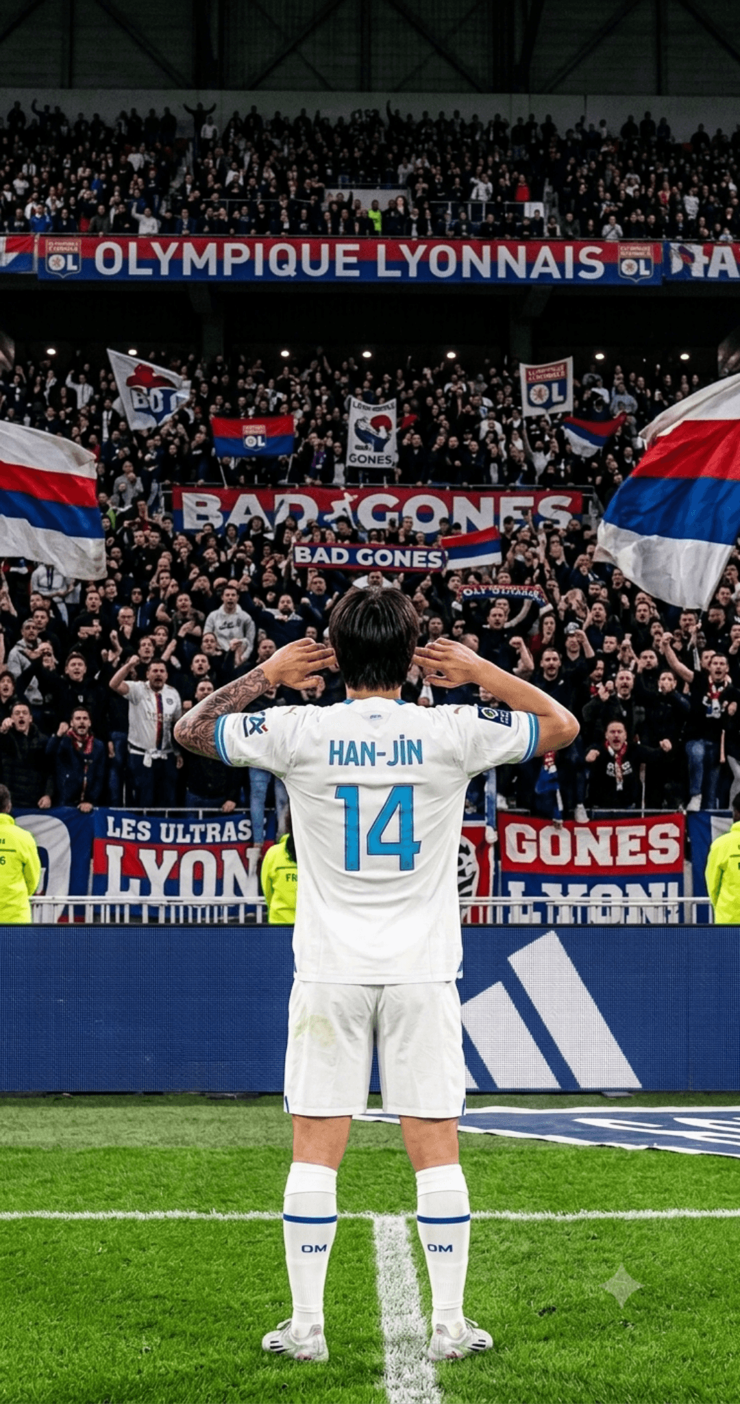 Não deus para os Lyons, 2x0 para Marseille. +1 gol nosso, estou com fome de gol🔥.