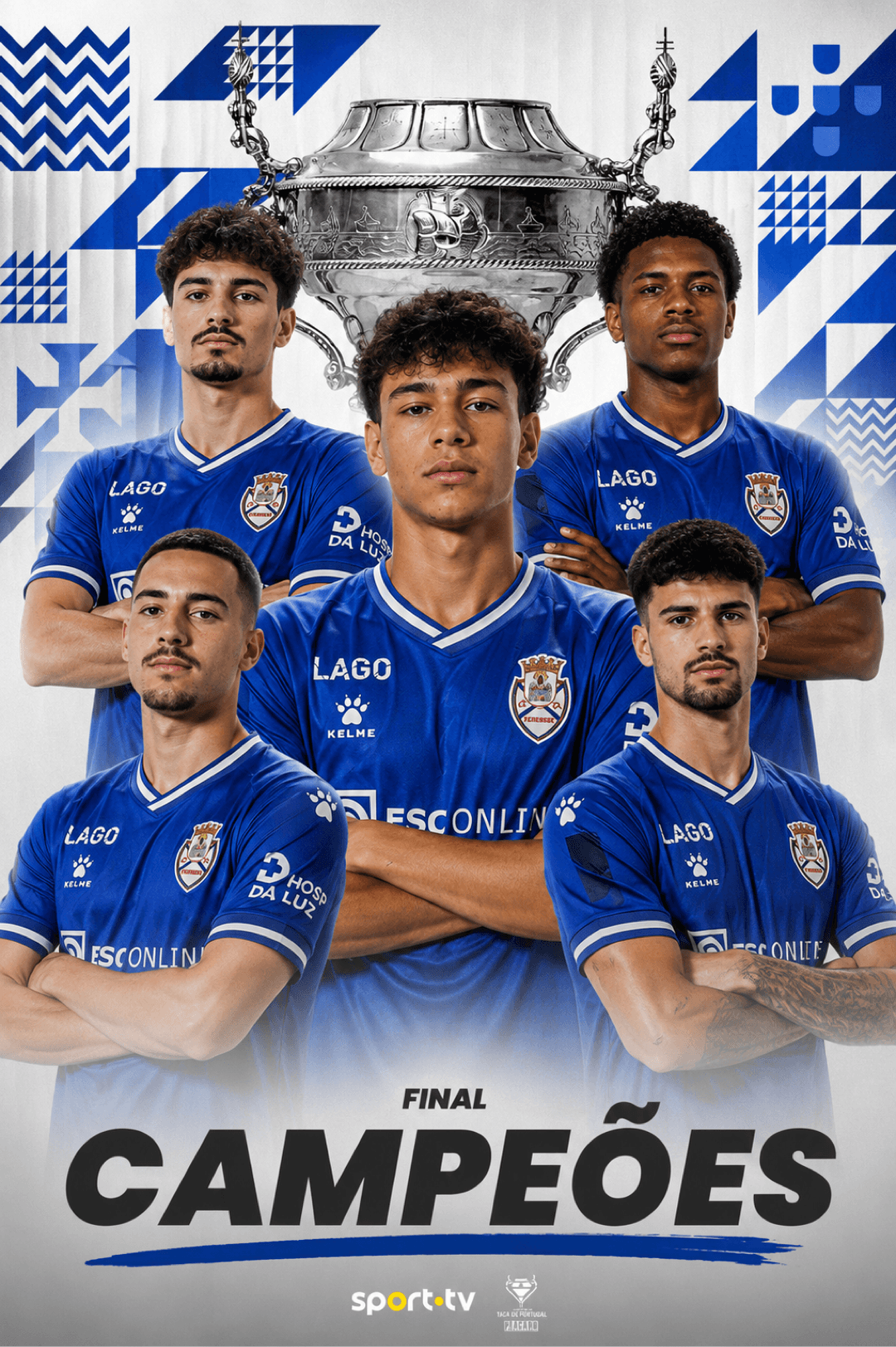 CAMPEÕEEESSSSSSSSSSSS!!!!!!🔵⚪️🏆 O Feirense vence o Santa Clara por 2-1 e vence a a Taça de Portugal🔥 Parabéns Campeões 🔵⚪️