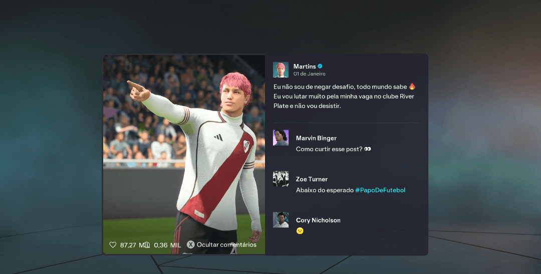 Vamos para a estreia em busca do primeiro gol