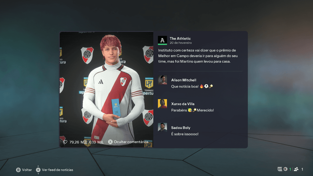 Acredito que vai ser primeiro de muitos