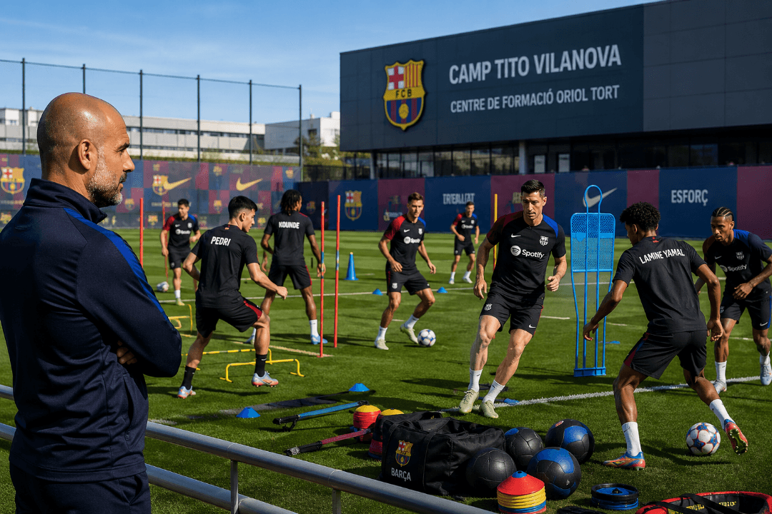 Primeira sessão em Barcelona. Intensidade, talento e compromisso em cada detalhe. Seguimos trabalhando com humildade, ambição e a ideia c…