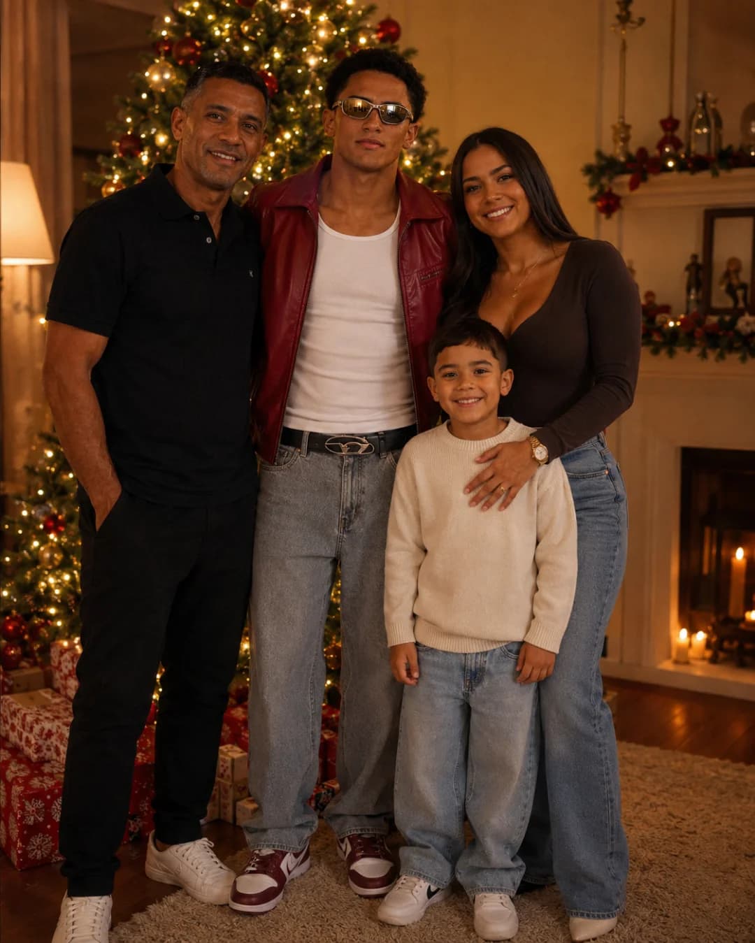 Não existe presente maior do que ver meus filhos felizes e nossa família reunida. Que Deus continue nos abençoando e guiando nossos camin…