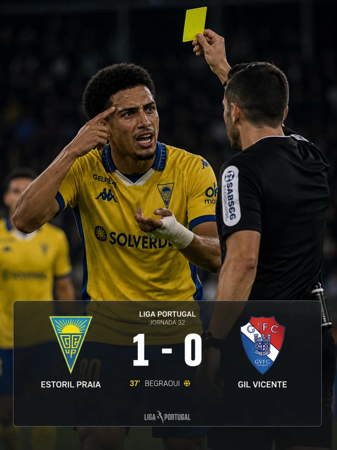 Vitória importante! ⚽💛 Foi um jogo intenso, saio feliz pelos 3 pontos e pelo prêmio de melhor em campo. O cartão amarelo faz parte, mas …
