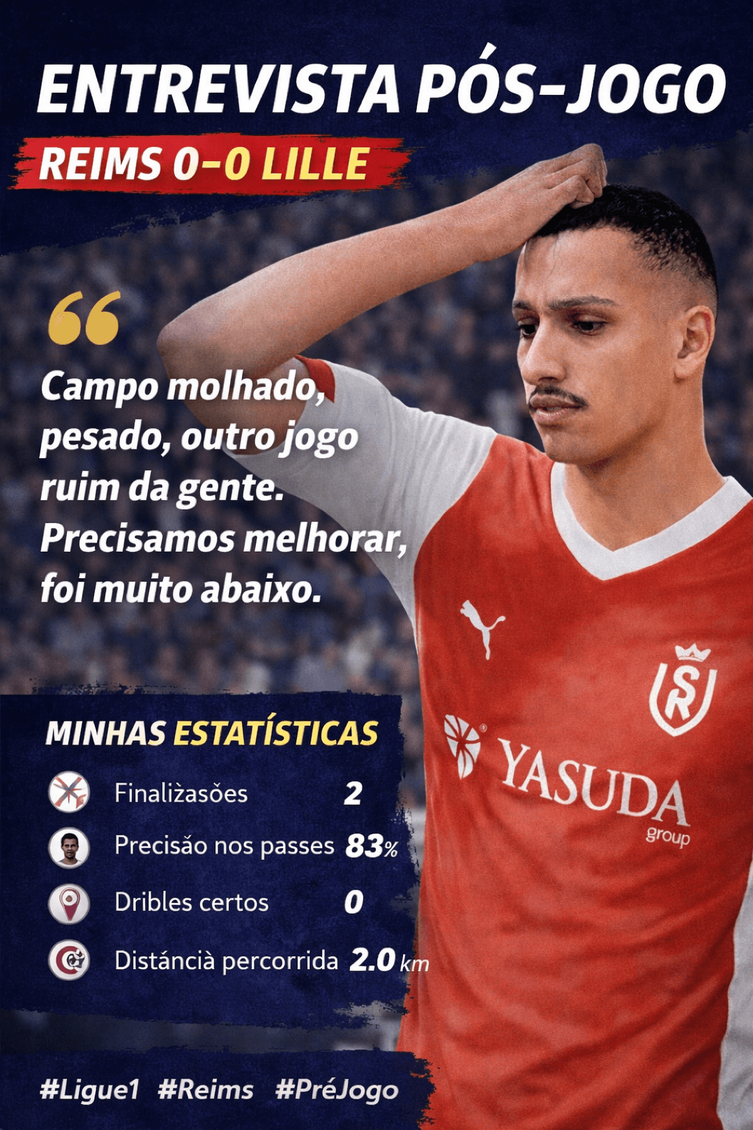 🎙️Mais uma atuação apagada acho que to merecendo pegar um banco 🇫🇷.