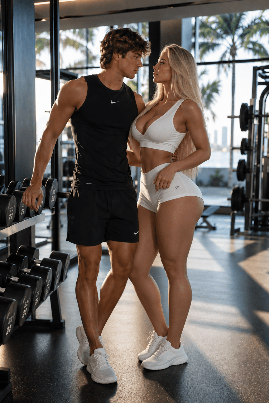 Dando aquele treino com o amor da minha vida! 💫