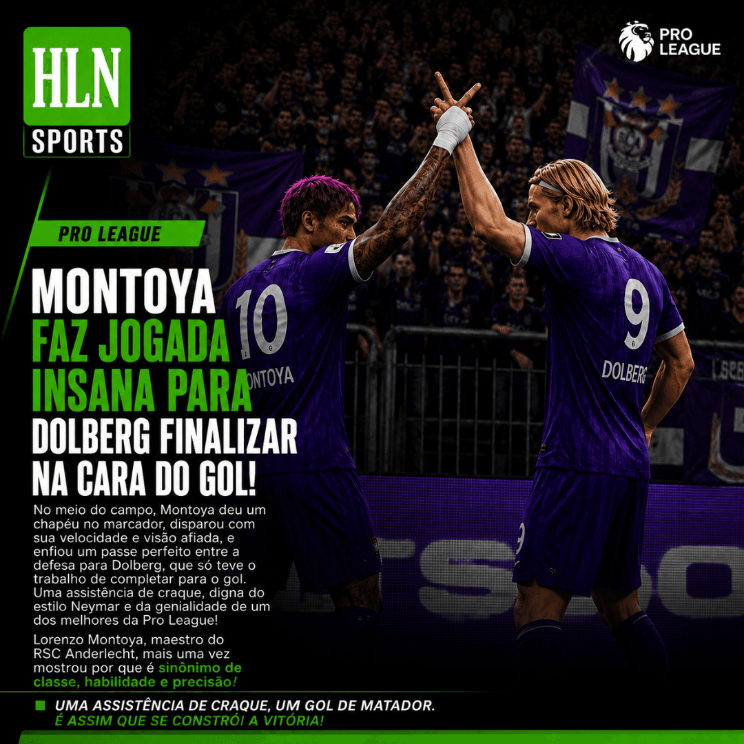😳 Ousadia ou genialidade? Um chapéu no meio-campo, aceleração e um passe preciso para Dolberg finalizar. Lorenzo Montoya voltou a mostra…
