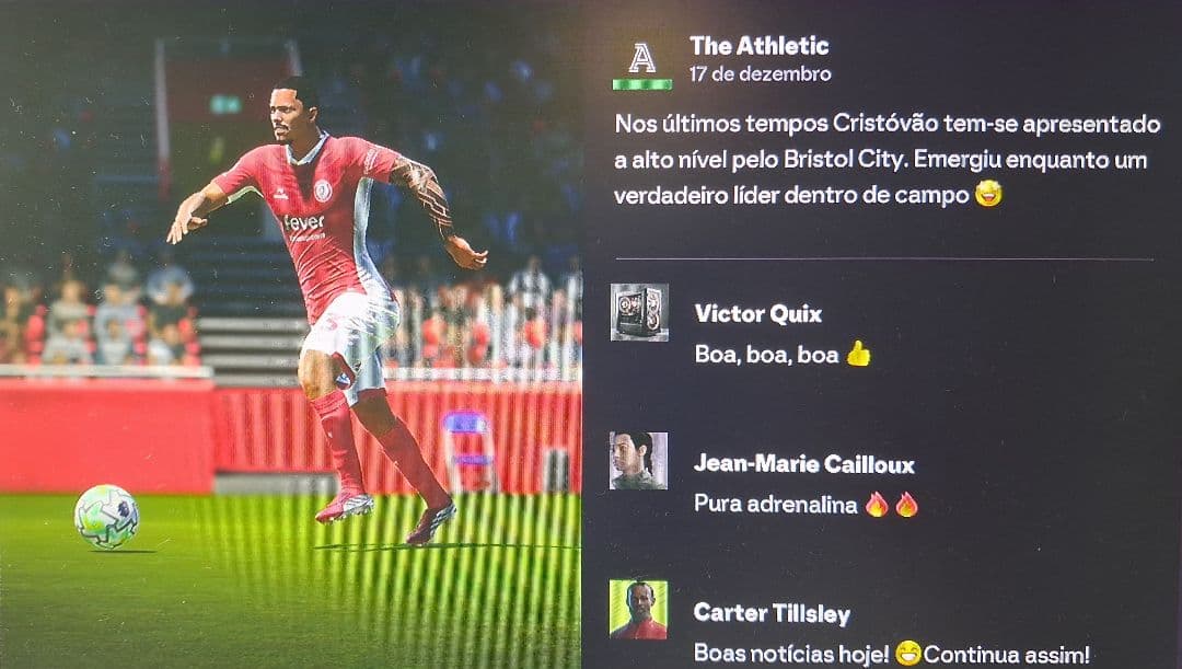 Foi um grande jogo