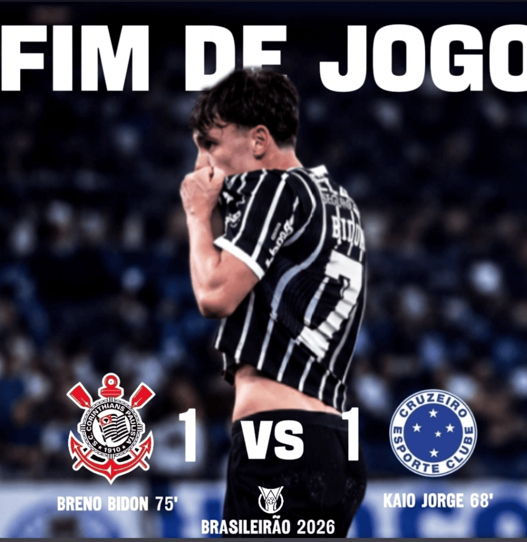 9° rodada Empatamos fora de casa.