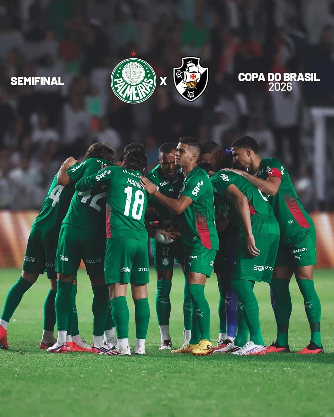 Semifinal da Copa do Brasil 2026 definida e iremos enfrentar o Vasco da Gama! A decisão será fora de casa.