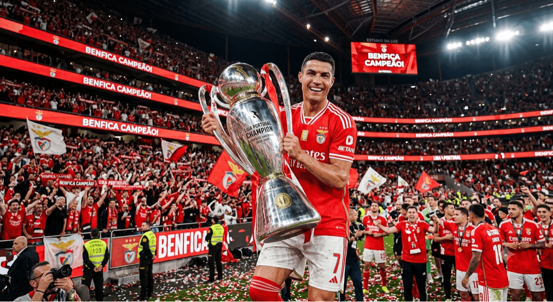 Campeões! 🏆❤️ Obrigado ao Benfica, aos meus companheiros e aos adeptos por este momento inesquecível. Agradeço ao mister Antunes de Frei…