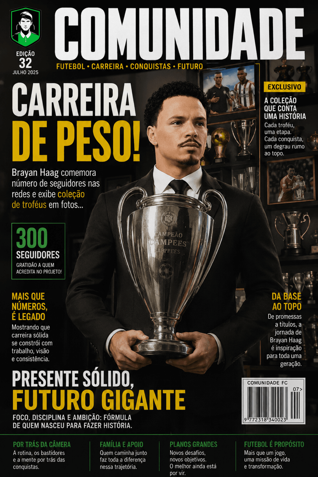 Carreira de peso. 🏆📈 Dos 300 seguidores aos grandes troféus, {@}[Brayan Haag](68b513d1cdd603bf782f2a98) transforma dedicação em legado.…