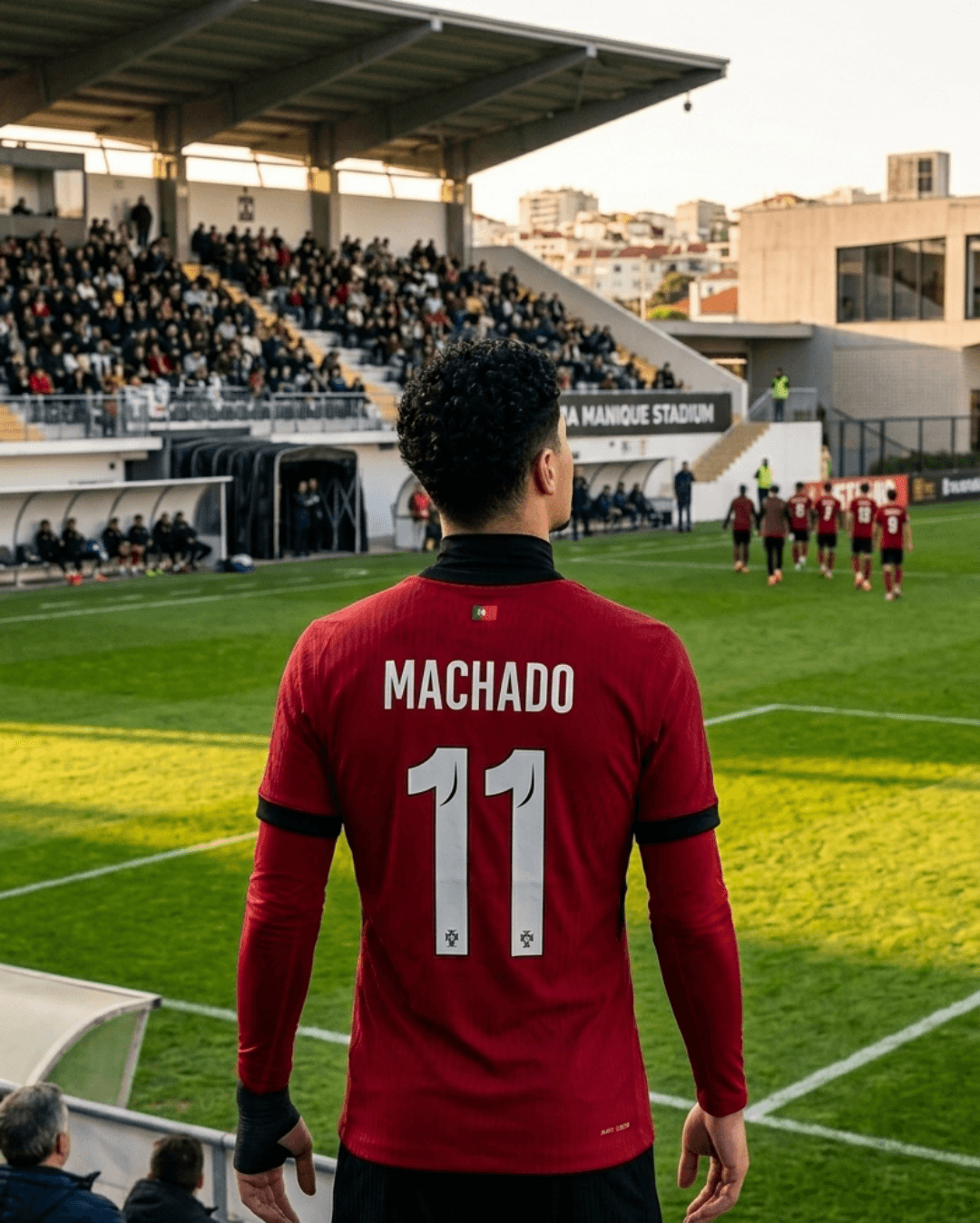 Mais uma vez tendo a honra de vestir a camisa portuguesa! Jogo é jogo independente do peso, vamos buscar essa vaga na Copa do Mundo!