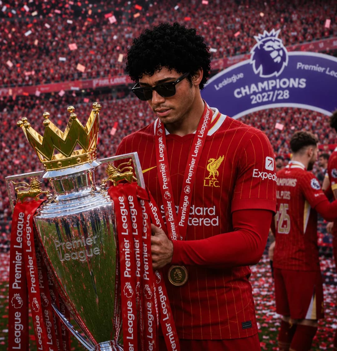 We are Premier League champions. Thank you, God. 🇧🇷🏆⚽🔥 #Champions #PremierLeague #FJ #FernandoJr.