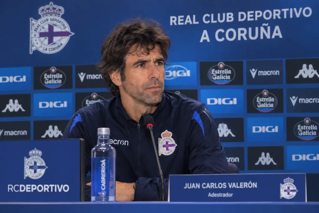 Chega Juan Carlos Valerón para ser treinador do Deportivo La Coruna na temporada 26/27