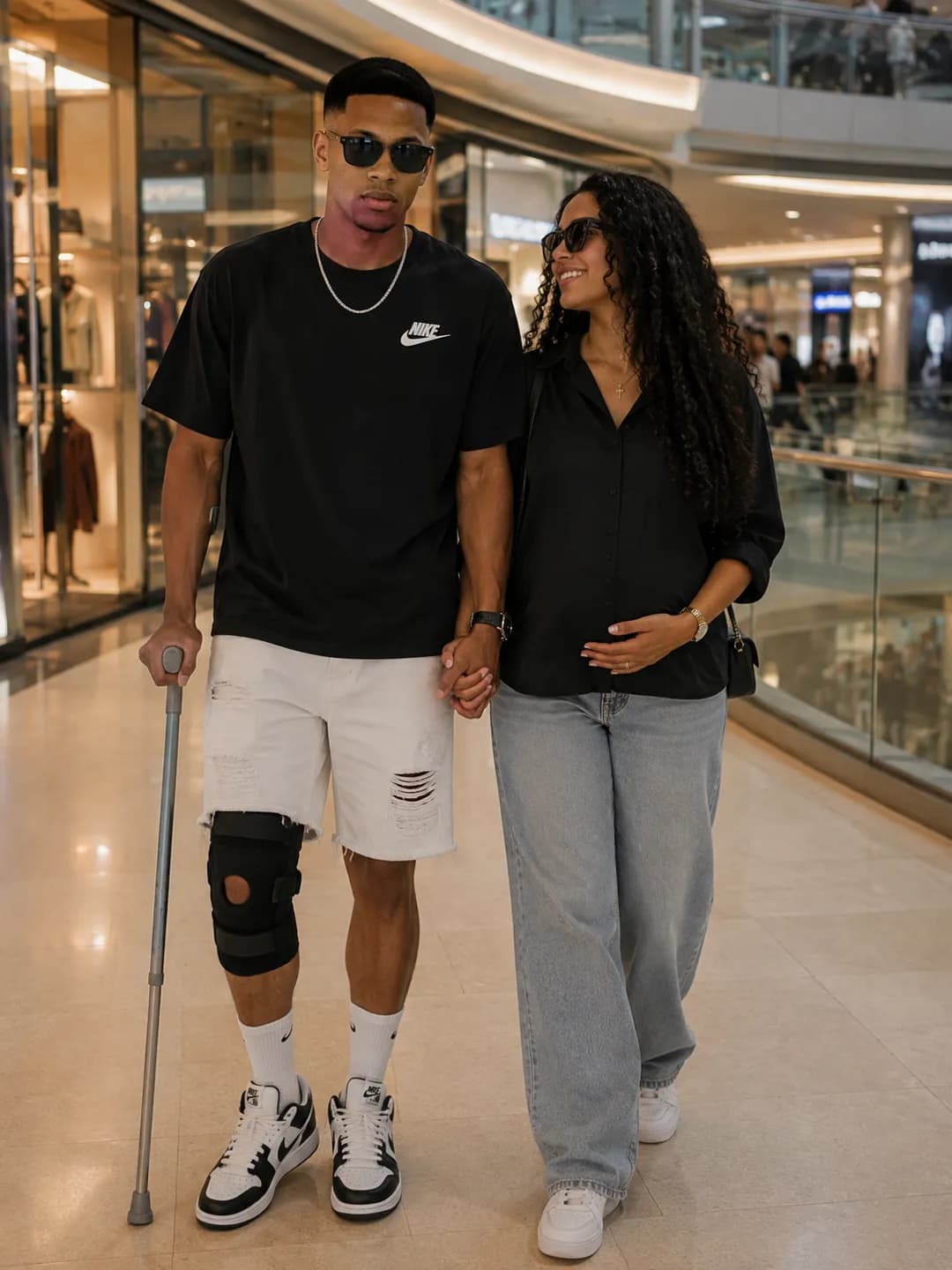 Um dia tranquilo ao lado de quem torna tudo mais especial. ❤️👶🏽 Momentos simples, sorrisos sinceros e uma nova fase se aproximando. 🖤✨