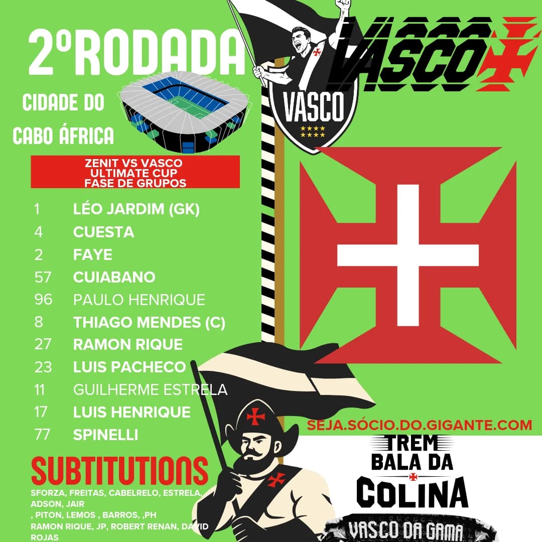 Escalação CONFIRMADA Para o Jogo Contra o Zenit