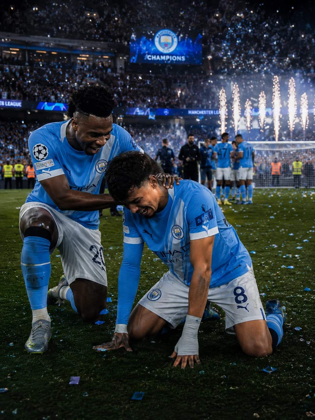 CAMPEÕES DA EUROPA! 🏆💙 O sonho virou realidade. Depois de tudo que passamos, hoje a Europa é AZUL! MANCHESTER CITY CAMPEÃO DA CHAMPIONS…