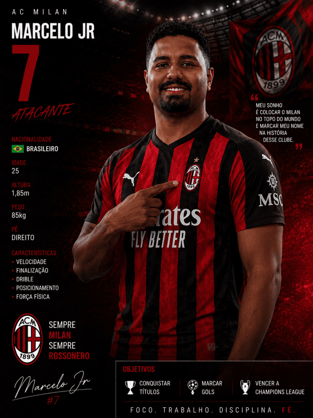 🔴⚫️ MARCELO JR É O NOVO REFORÇO DOS ROSSONERI! Após temporada incrível no Cruzeiro, Marcelo Jr assina com o Milan Craque brasileiro vai …