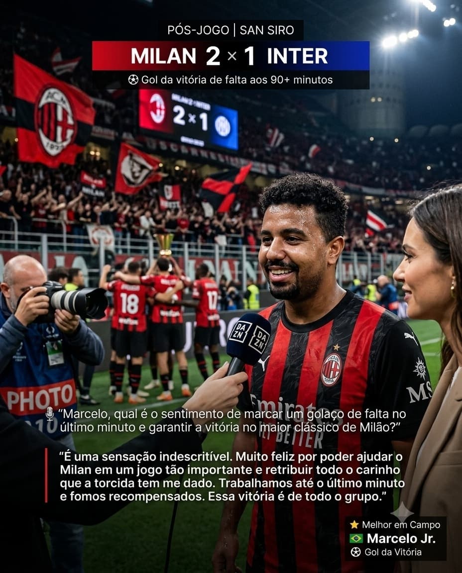 Que noite... ❤️🖤 Marcar o gol da vitória em um Derby della Madonnina é algo que vou levar para o resto da minha vida. Ver o San Siro exp…
