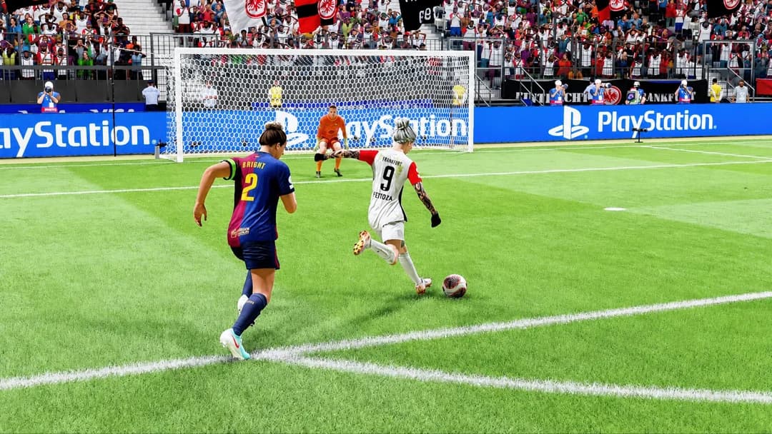 DE CHAPA E SEM CHANCE! Júlia Feitoza marca pelo Frankfurt!❤️‍🔥⚽️