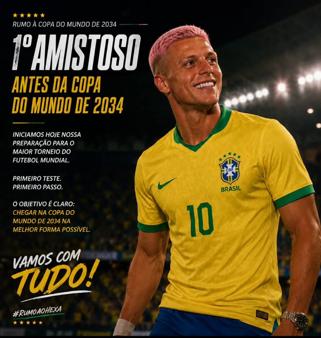 1° amistoso antes da copa 🇧🇷💛💚