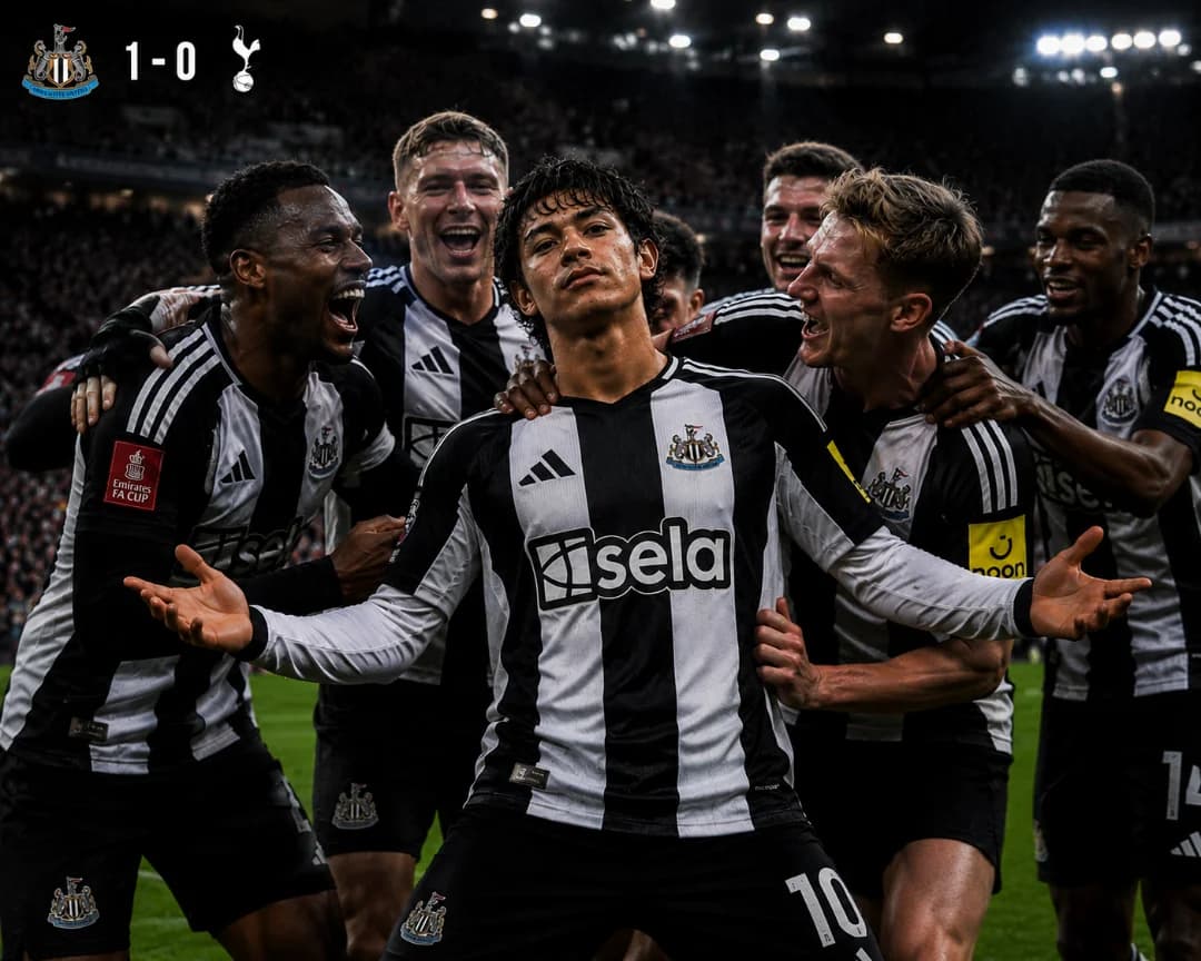 Vitória importante e atuação gigante da equipe! Muito orgulho de marcar o gol da vitória e ajudar o Newcastle a conquistar esse resultado…