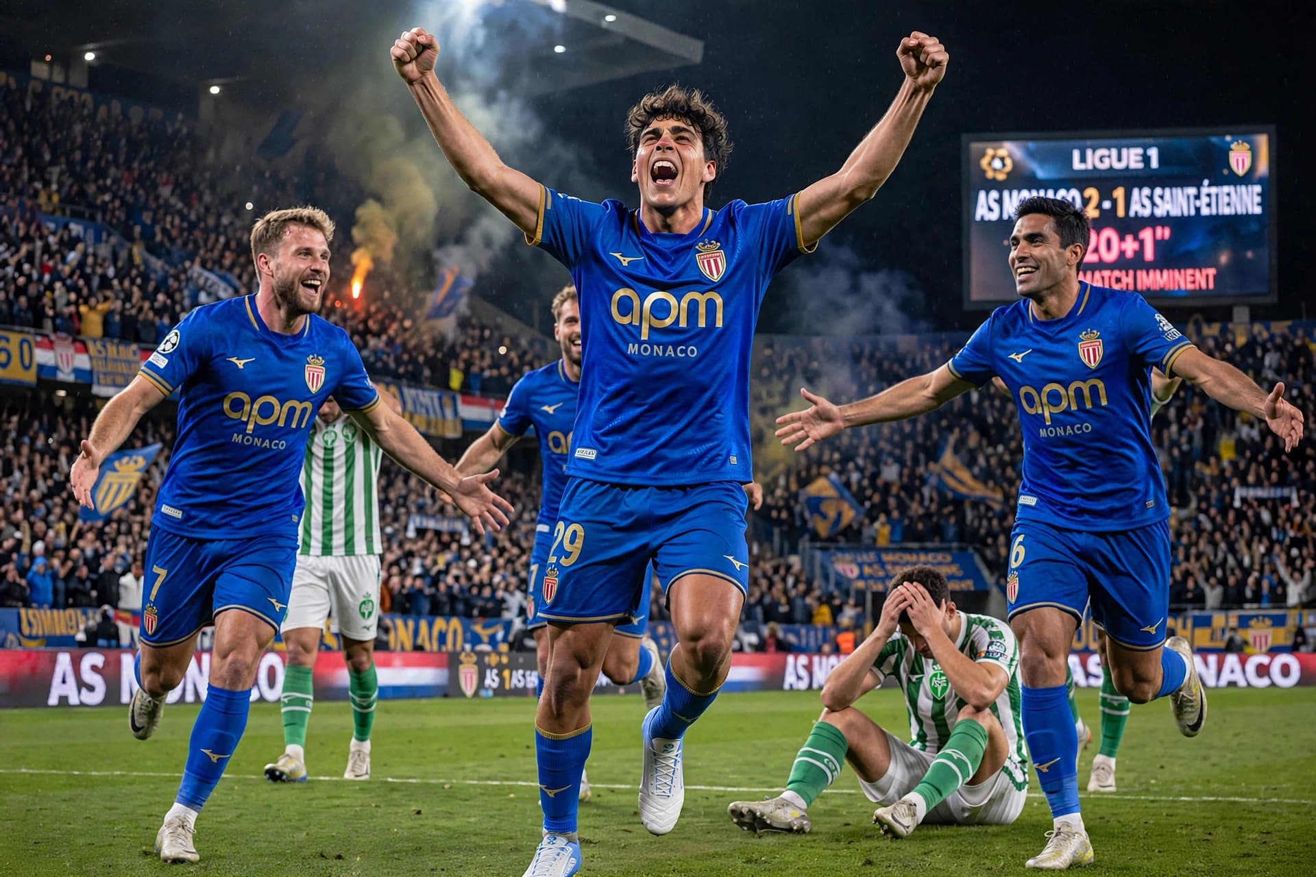 Coupe de France As Saint-Étienne 1x2 Mônaco +1 gol e + 1 assistência Gol no último minuto da prorrogação voltando aos gramados Pra cima M…
