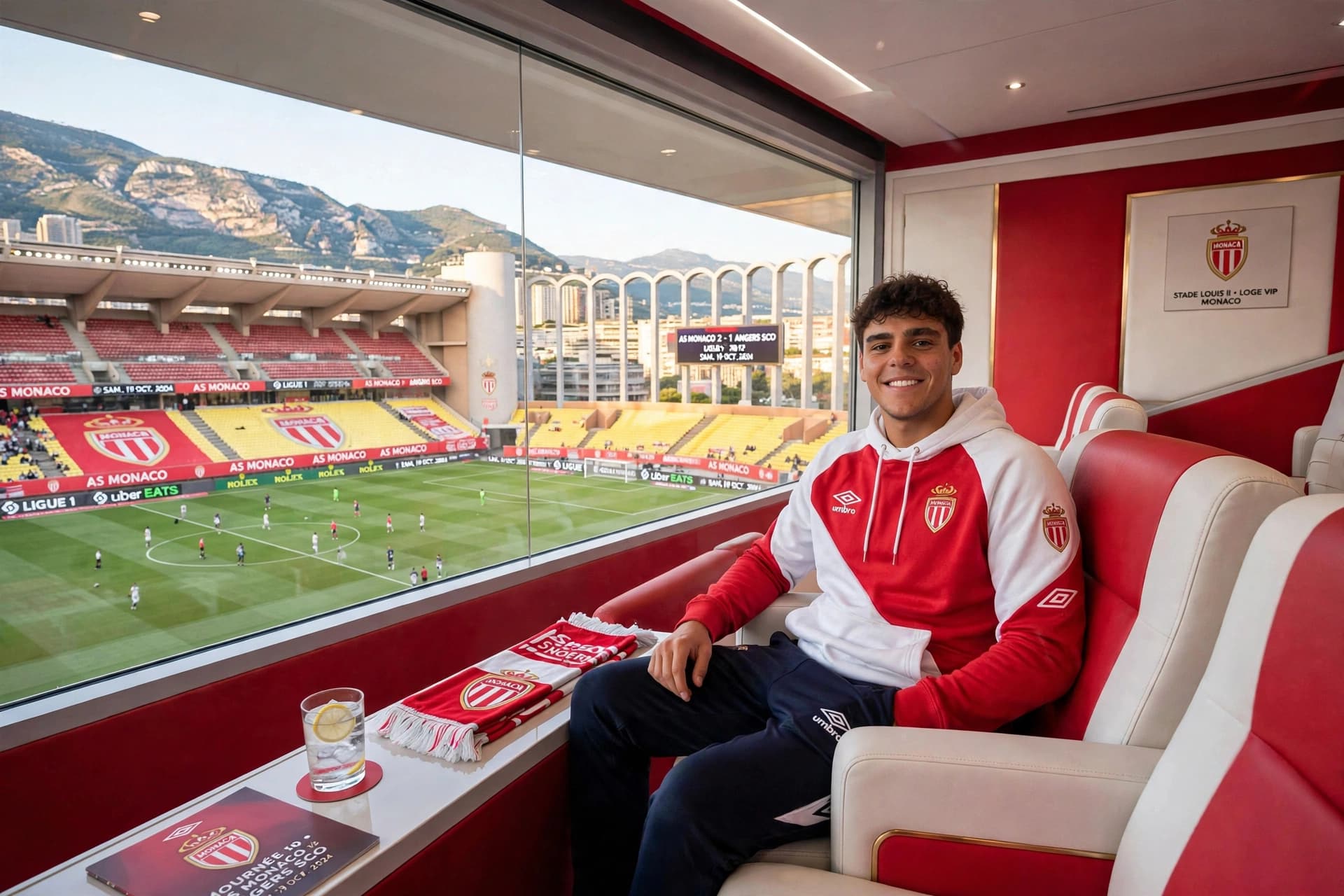 Vendo o jogo da Liga francesa Mônaco 3x1 Angers SCO Descansado pro próximo jogo contra o PSG(Semifinal da Coupe de France)