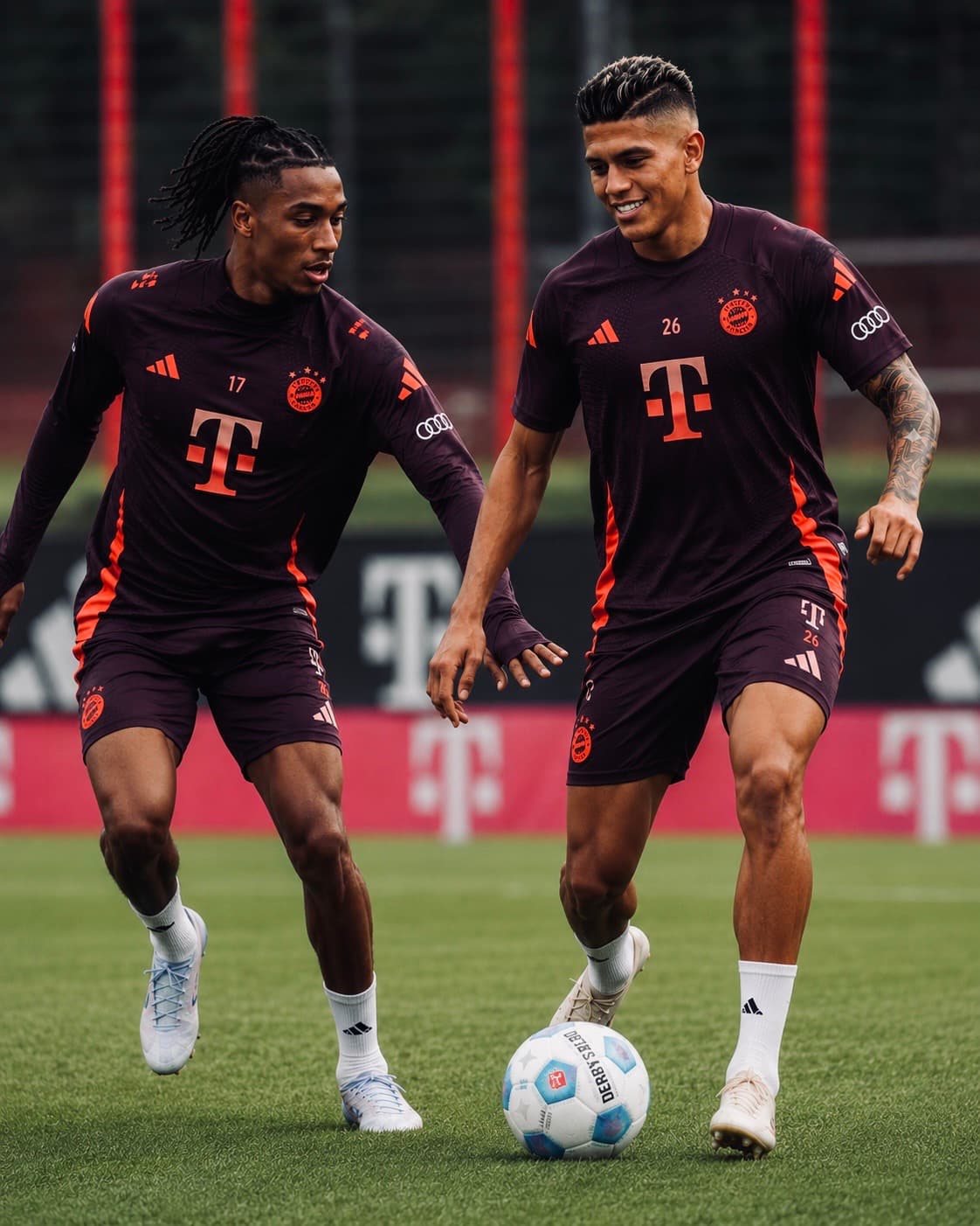 ¡de vuelta al trabajo! @m.olise🤞🏽 @fcbayern❤️