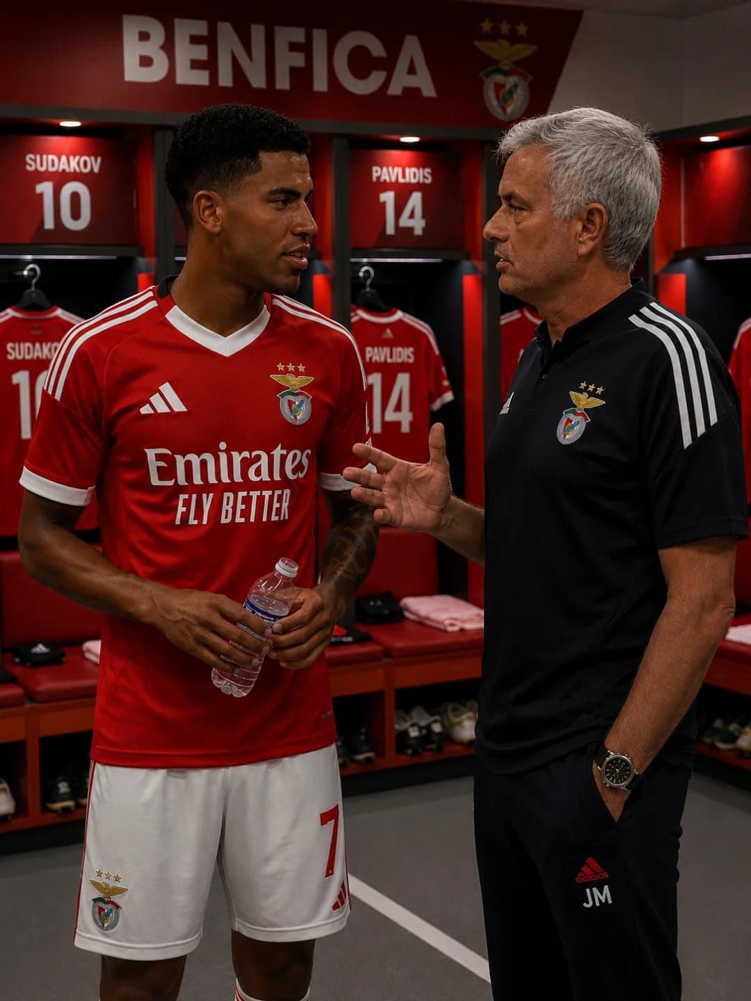 Gonçalo foi convencer Mourinho para ser titular contra o Gil Vicente no final do treino.