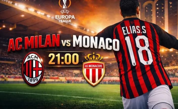 “Oitavas de finais da Europa League! ⚽🔥 Mônaco x AC Milan, às 21h00 🇪🇺 Orgulho de vestir essa camisa e representar em mais uma batalha…