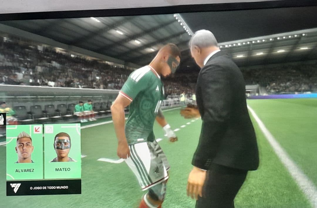 Mateo é o herói da partida entrado aos 86"do segundo tempo garantido a virada para o México